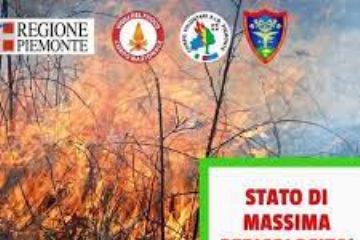 ALLERTA PERICOLO INCENDI BOSCHIVI